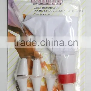 PP+PVC 7PCS PASTRY BAG CAKE DECORATOR, BLISTER PACKING thumbnail-1