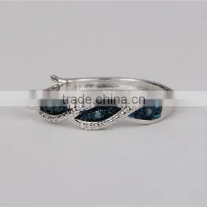 Newest Design 925 Pure Silver Hoop Earring for Modern Lady thumbnail-4