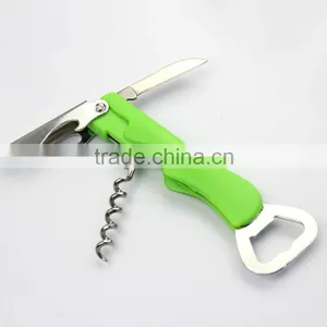 Green Color Corkscrew Wine Opener thumbnail-1