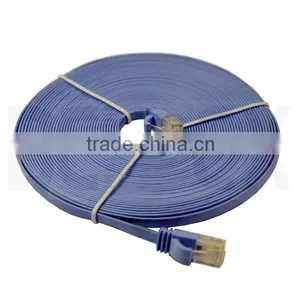 Flat Lan Cable UTP Cat5e Patch Cord Ethernet Jumper Cable thumbnail-1