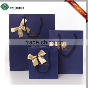 Latest Design Fancy Laminated Paper Straw Gift Bag thumbnail-5