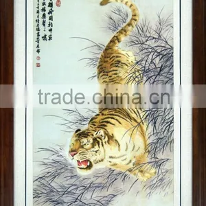 Best Seller Arts and Crafts Handmade Embroidery in Tiger thumbnail-1