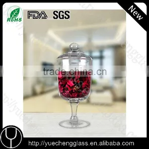 Big Egg Shaped Glass Mason Jar With Candle Glass Jar Dome Lid thumbnail-1