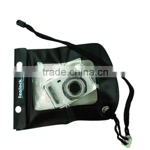 PVC Waterproof Camera Pouch Black for Digital Camera thumbnail-1