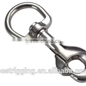 Gold Plating Mini Dog Leash Alloy Snap Hook,Dog Leash Swivel Eye Bolt Trigger Snap Hook thumbnail-4