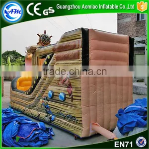 New Style Funny Small Indoor Pirate Ship Inflatable Dry Slide for Sale Supplier's Choice thumbnail-4