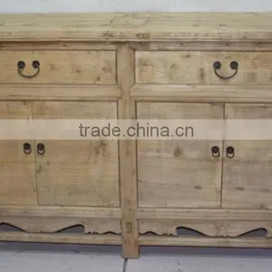 Chinese Antique Natural Reclaimed Wood Cabinet thumbnail-3