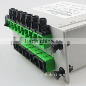 China Supplier Inserting Single Mode Plastic 1x16 PLC Optical Fiber Splitter Coupler thumbnail-3