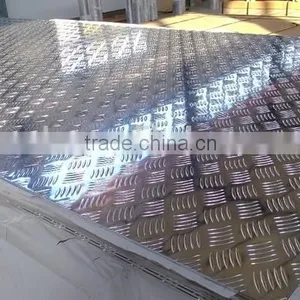 1050 Aluminum Five Bar Checker Plate for Stair thumbnail-4
