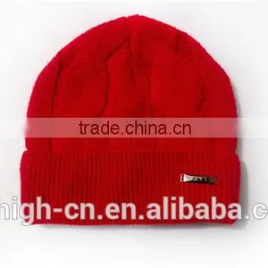 Fashion Winter Mens Wool Knitted Hat thumbnail-4