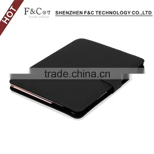 Shenzhen F&C Hand-crafted Premium PU Leather Material Folio Cover for Macbook Case 11" 12" 13" 15" Compatible thumbnail-3