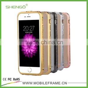 Diamond Metal Bumper Buckle Case for IPhone 6 Plus thumbnail-2