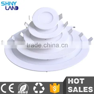 Ultra Thin Round / Square Shape Slim 3W 6W 9W 12W 18W 24W Ceiling LED Panel Down Light Quality Choice thumbnail-2
