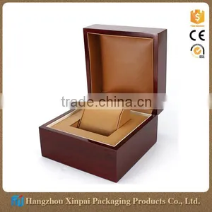 Logo Custom Printed Engraved Solid Wood Watch Boxes Wholesale thumbnail-1