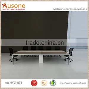 Conference Table Round Glass Table Top Meeting thumbnail-1