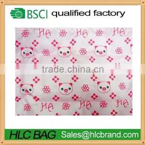 HL-PB185 Custom Reusable Shopping Tote Bag - Folded Into a Piggy Face - Pink thumbnail-4