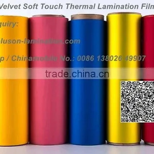 Printable Colorful Velvet Soft Touch Thermal Lamination Bopp Film thumbnail-2