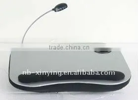 Wooden Movable Laptop Desk With Light and Handle thumbnail-1