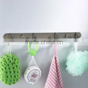 Decorative Vintage Antique Brass Wall Mounted 4 Row Robe Hooks Clothes Hook Coat Hooks thumbnail-1