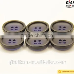 2016 DIAN Resin Buttonsblack and Blue Eco Friendly 4 Hole Personalized Buttons thumbnail-3