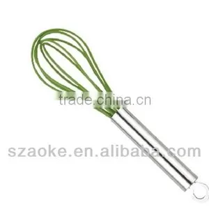 High Quality Food Grade Non Stick Silicone Coated Whisk thumbnail-1