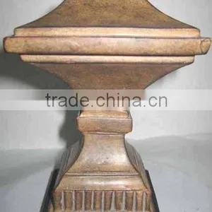 Bronze Flame Curtain Rod Finials Decorative Curtain Rods And Finials thumbnail-4