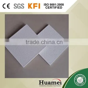 Low Prices Pvc Gypsum Ceiling Tiles Size 595*595mm thumbnail-1
