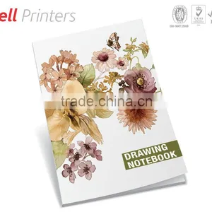 A4 Perfect Bound Drawing Notebook for Artists From India thumbnail-1
