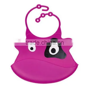 Waterproof Silicone Baby Feeding Drool Bibs thumbnail-4