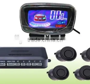 Waterproof LCD Display Reverse Radar System Plastic Detector Parking Sensor 12v thumbnail-1