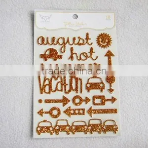 Summer Glitter Sticker thumbnail-1