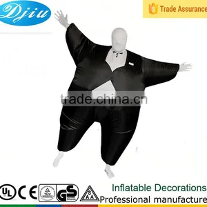 DJ-CO-144 Inflatable Party Dresses for Fat Girl Funny Halloween Costumes Black Western Party Wear Dresses thumbnail-1
