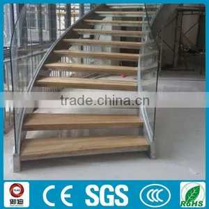 Stainless Steel Curved Staircase for Interior Decoration thumbnail-4