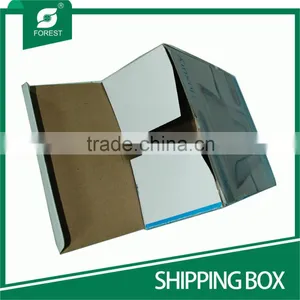 ELEGANT DESIGN CORRUGATED SHIPPING CARTON BOXES FOR PACKING GLASS BOTTLES thumbnail-1