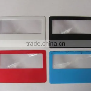 85x55mm Cheap Magnifier Card With Blackgound Color Quality Choice thumbnail-1