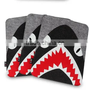 13 15 Inch Felt Ninja Cartoon Fashion Shockproof Dustproof Laptop Flat Computer Sleeve Bag thumbnail-3