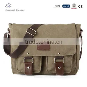 2015 Fashion Canvas Casual Shoulder Long Strap Bag for Make in China thumbnail-5