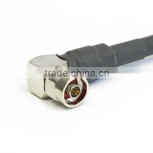 N Male, Right Angle, Solder With Cable 3/8", Pigtail, Cable Assembly, thumbnail-1