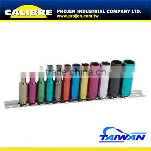 CALIBRE Metric 12pc 1/4"Dr Socket Set thumbnail-1