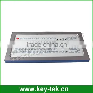IP68 Dynamic Washable Industrial Membrane Keyboard With Ruggized Sealed Keypad thumbnail-1
