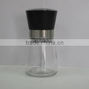 165ml Glass Spice Bottle Grinder Pepper and Salt Grinder Mill thumbnail-2