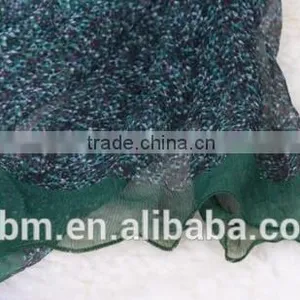 Floral and Dots Pattern Silk Scarf ,wholesale thumbnail-3