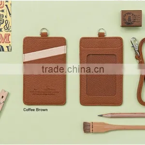 New Product Promotional Gift Custom Colorful pu Leather Card Holder thumbnail-2