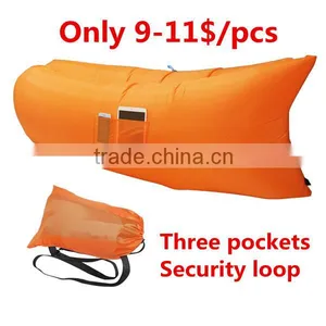 Best Selling Premium Nylon Banana Sleeping Bag Fabric Beach Sofa Sunbathing Fabric Inflatable Air Sofa thumbnail-5