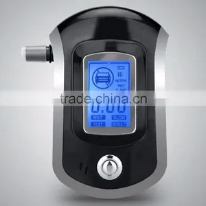 Professional Mini Police Digital LCD Screen Breath Alkohol Alcohol Tester Breathalyzer AT6000 Bafometro Alcoholimetro # thumbnail-4