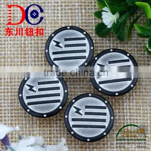 Lightning Cap Customized Button Silver Jeans Button for Denim Jeans thumbnail-5