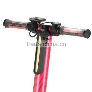 China Htomt Light Brushless Electric Scooter Carbon Fiber Folding 2 Wheel Stand up Smart Self Balancing Electric Kick Scooter thumbnail-4