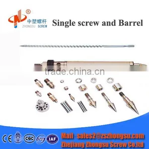 Plastic Scrap Screw Barrel for Molding Injection/Bimetallic/Alloy Screw Spare Parts thumbnail-1