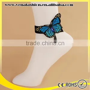 Good Quality Gothic Fancy Butterfly Anklet thumbnail-1
