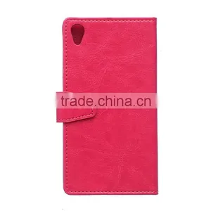 Wholesale Flip Cover Leather Case For Sony Xperia M4 Aqua,For Sony Xperia M4 Aqua Book Cover Stand Case thumbnail-5